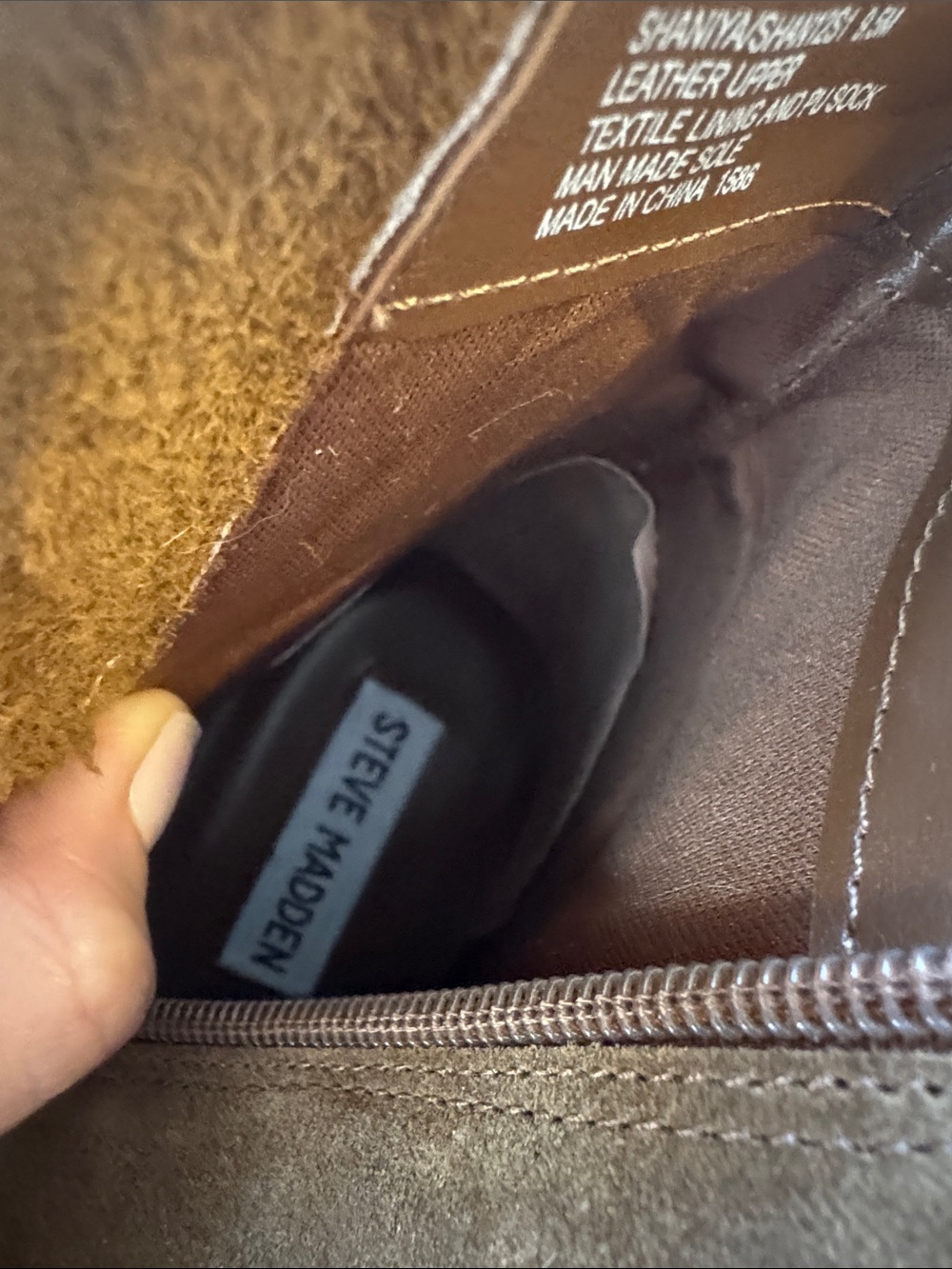 Steve Madden Tan Suede Platform Ankle Booties - Picture 4 of 7